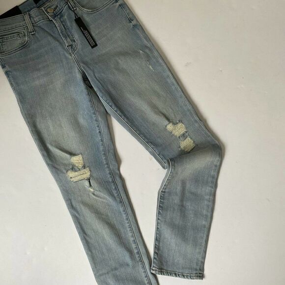 J Brand Mid Rise Skinny Jeans JB00113 Refresh Destruct Distressed Size 26 - Picture 4 of 12